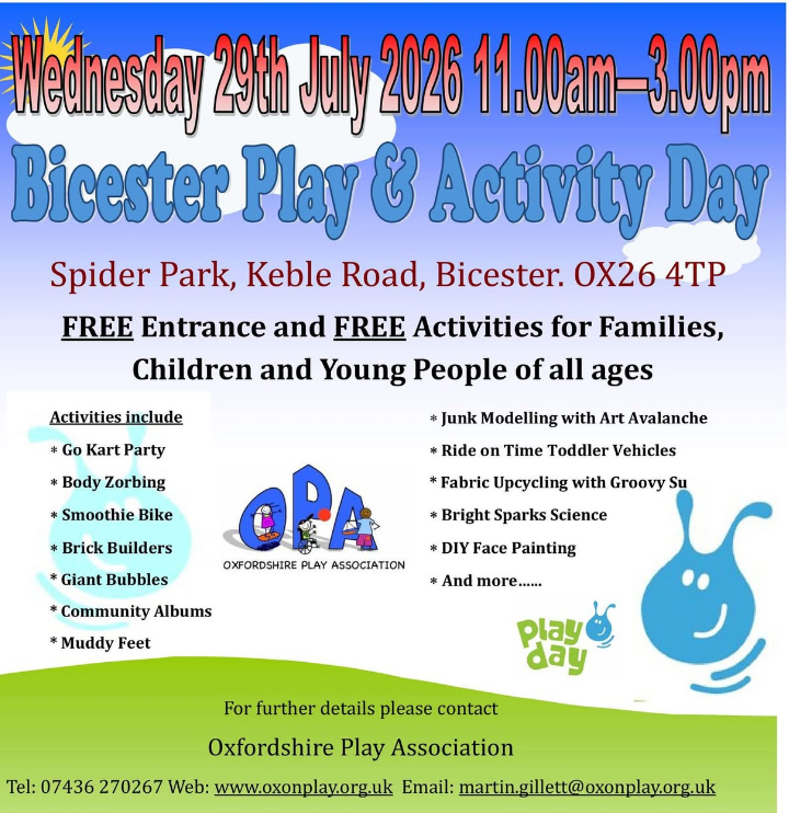 Bicester Play & Activity Day community activity image